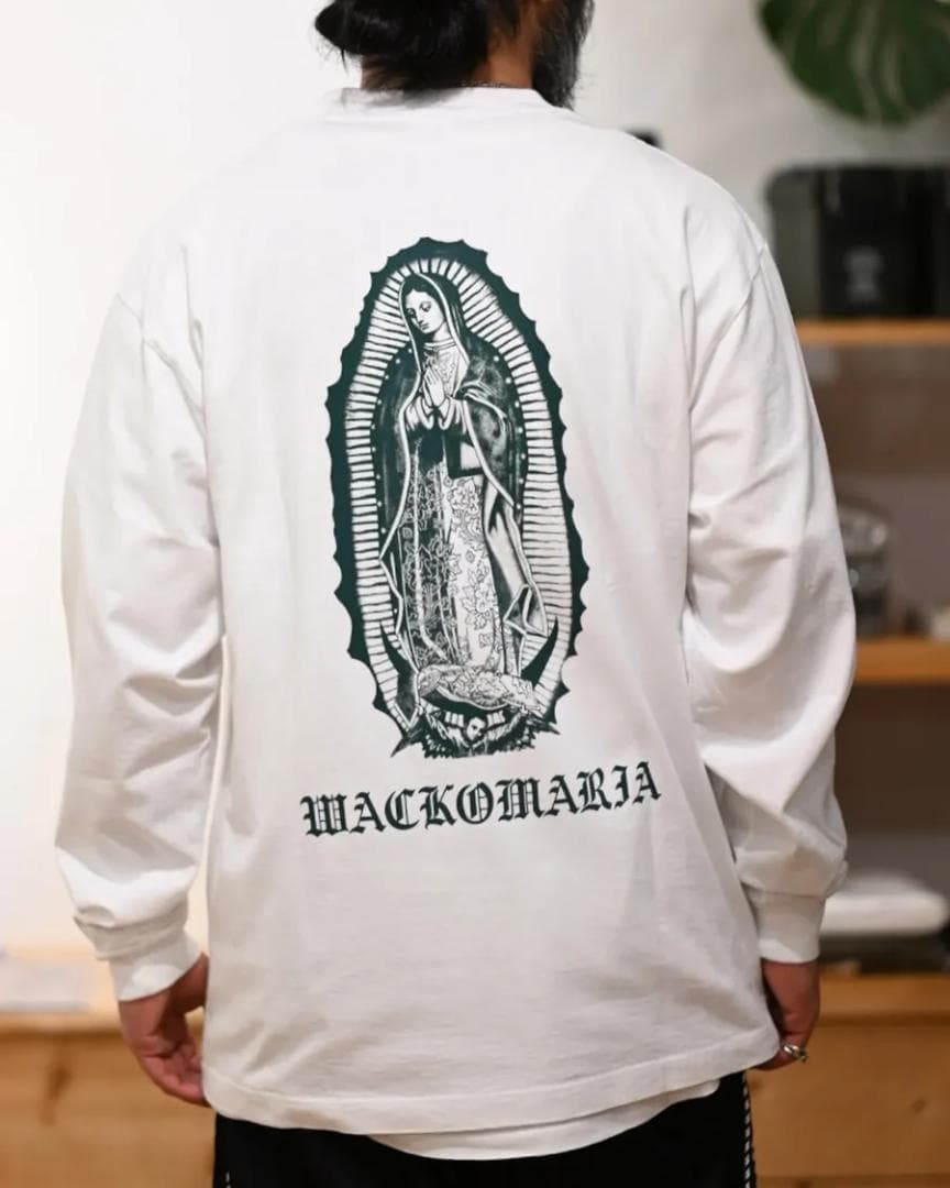新品 WACKO MARIA 26SS WASHED カットソー T WH M