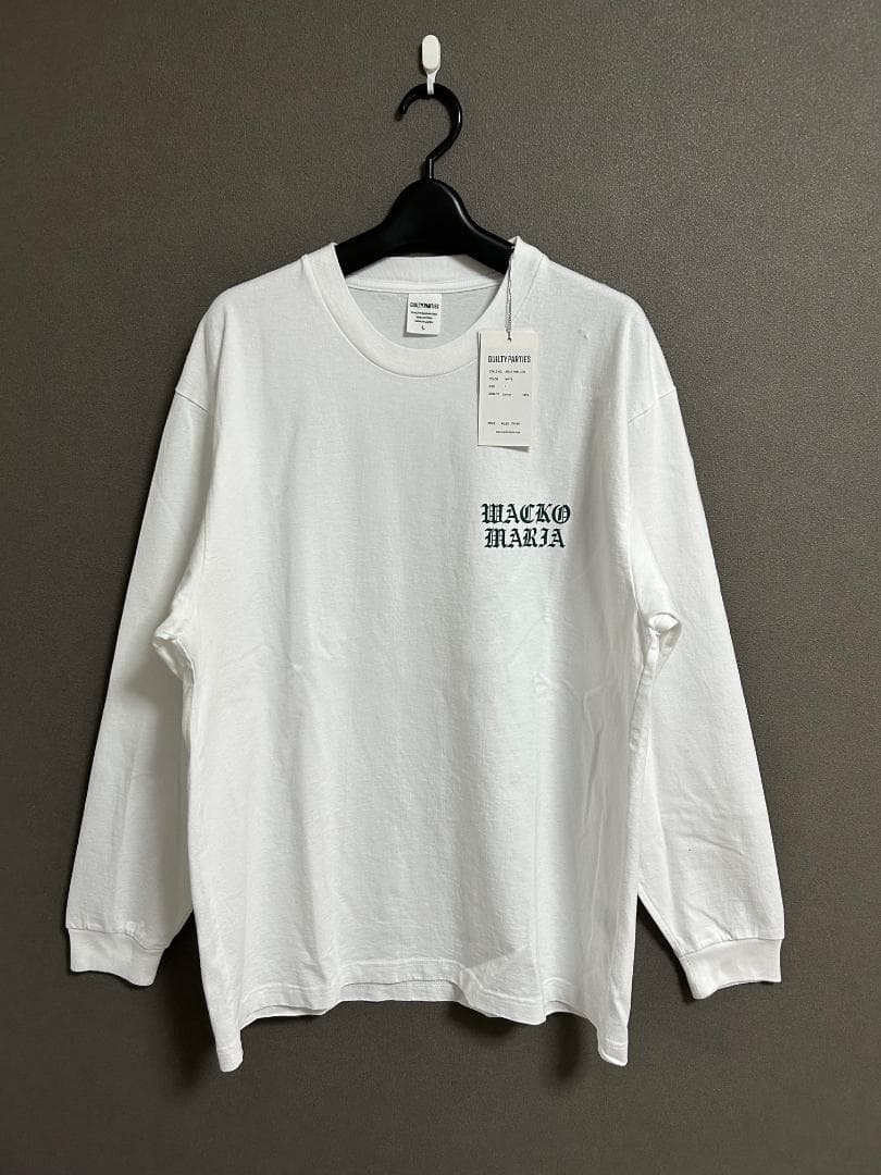 新品 WACKO MARIA 26SS WASHED カットソー T WH M