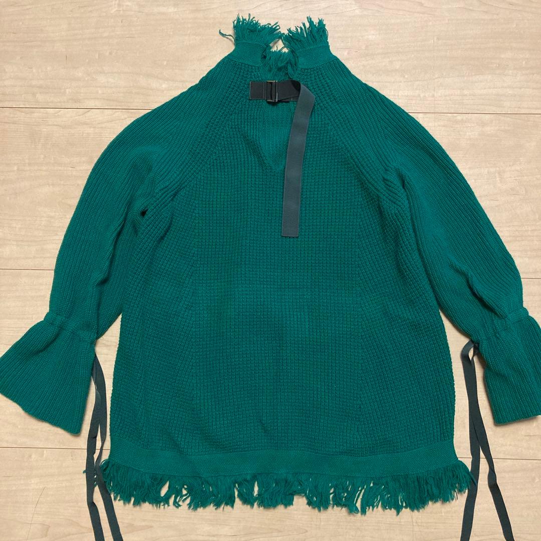 値下げ！sacai フリンジニット　完売品！