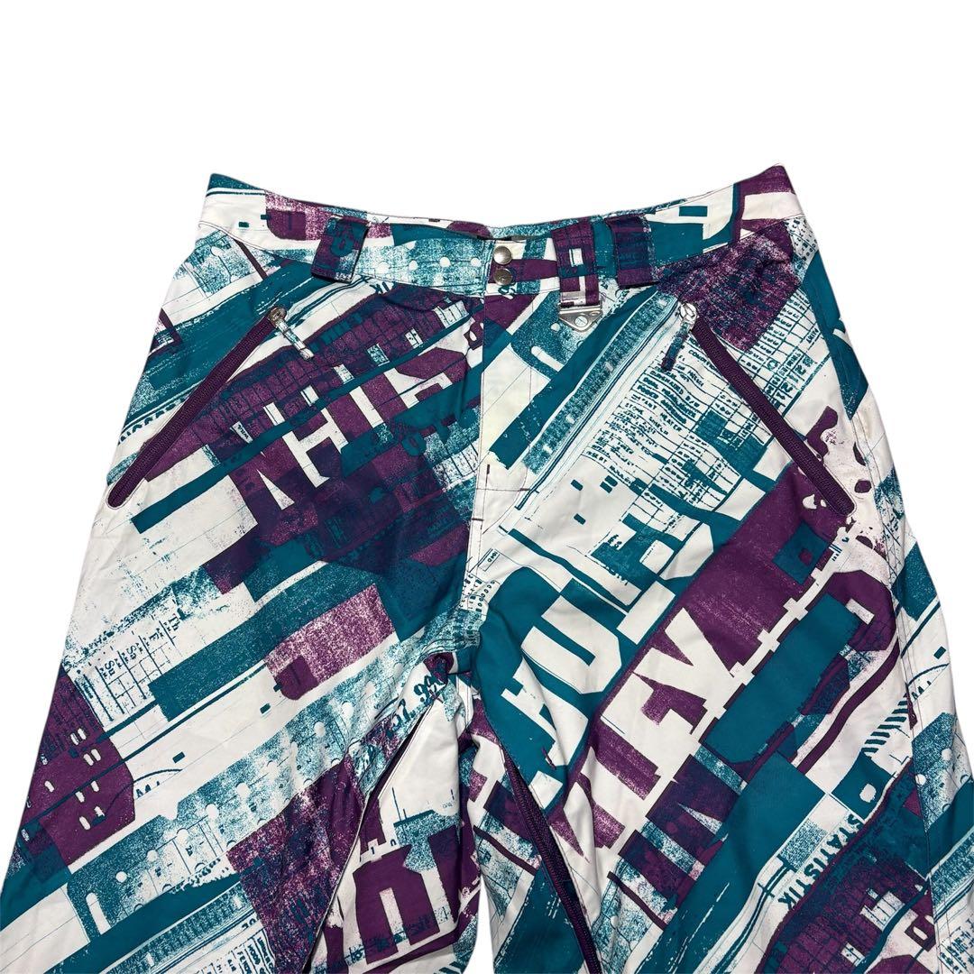 ⭐︎オークリー⭐︎ スキー　スノボ　パンツ　総柄　Lサイズ　LOOSE FIT