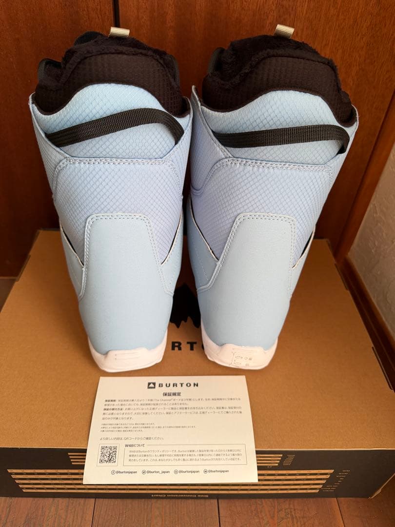 新品同様BURTON スノボブーツキッズ25cm 2025 Dusty Blue