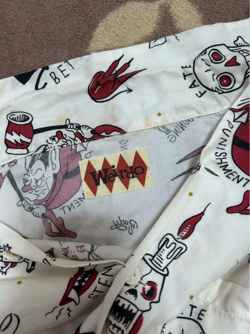 【超希少 初期名作】Weirdo Skull Tattoo Shirtsアメトラ
