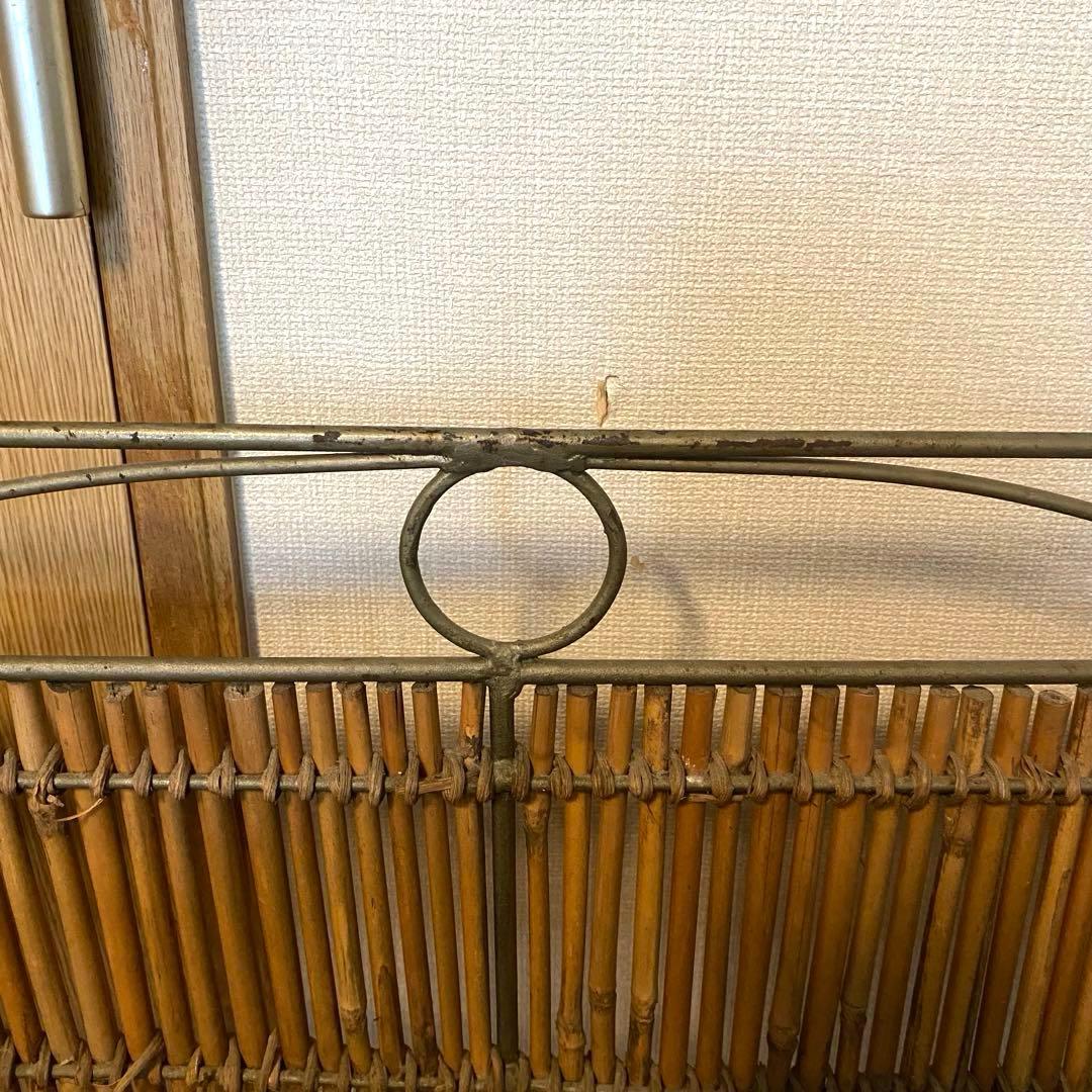 ヴィンテージバンブープランターラック