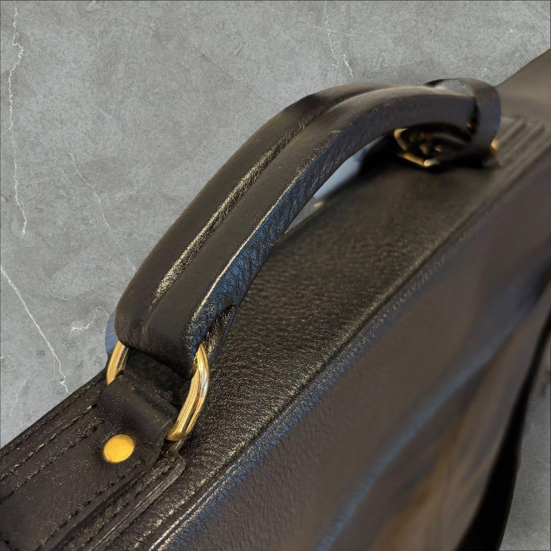 LONGCHAMP ロンシャン レザー ガーメントケース バッグ ブラック