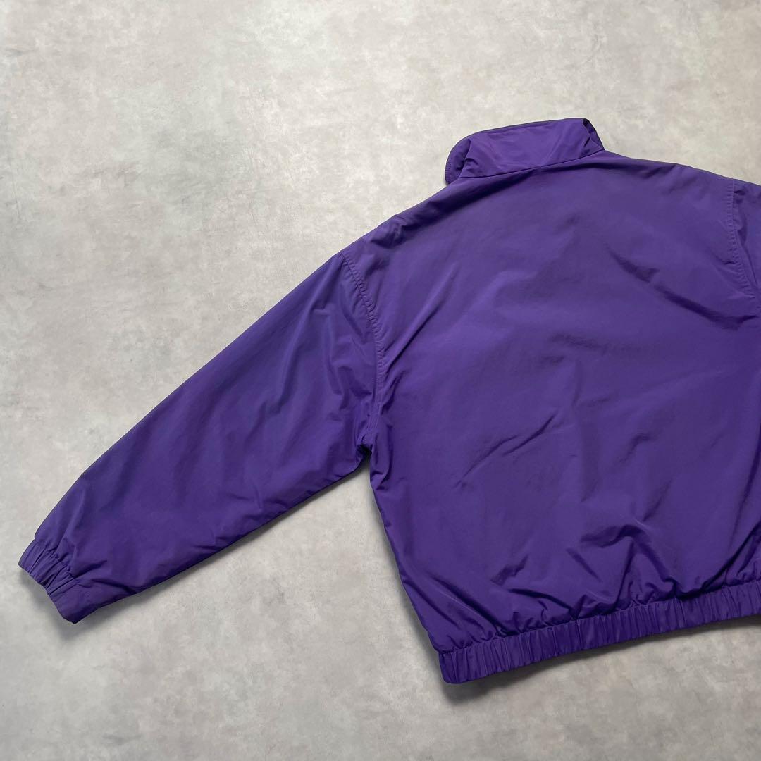 90s Eddie Bauer warm-up jacket purple 短丈