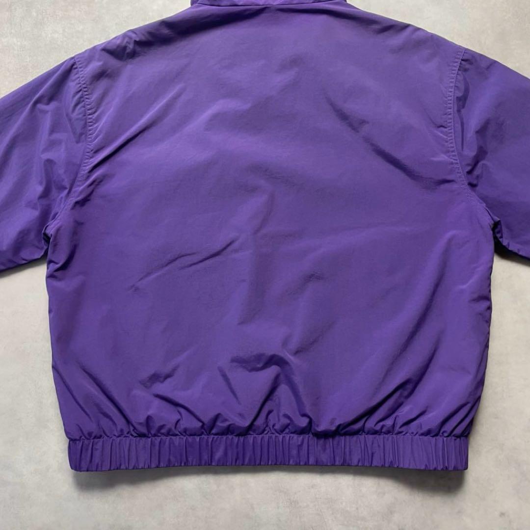 90s Eddie Bauer warm-up jacket purple 短丈