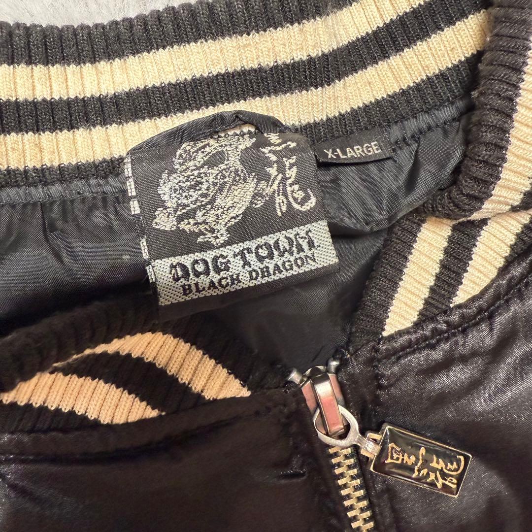 DOGTOWN　ドッグタウン　スカジャン　黒龍　BLACK DRAGON　刺繍
