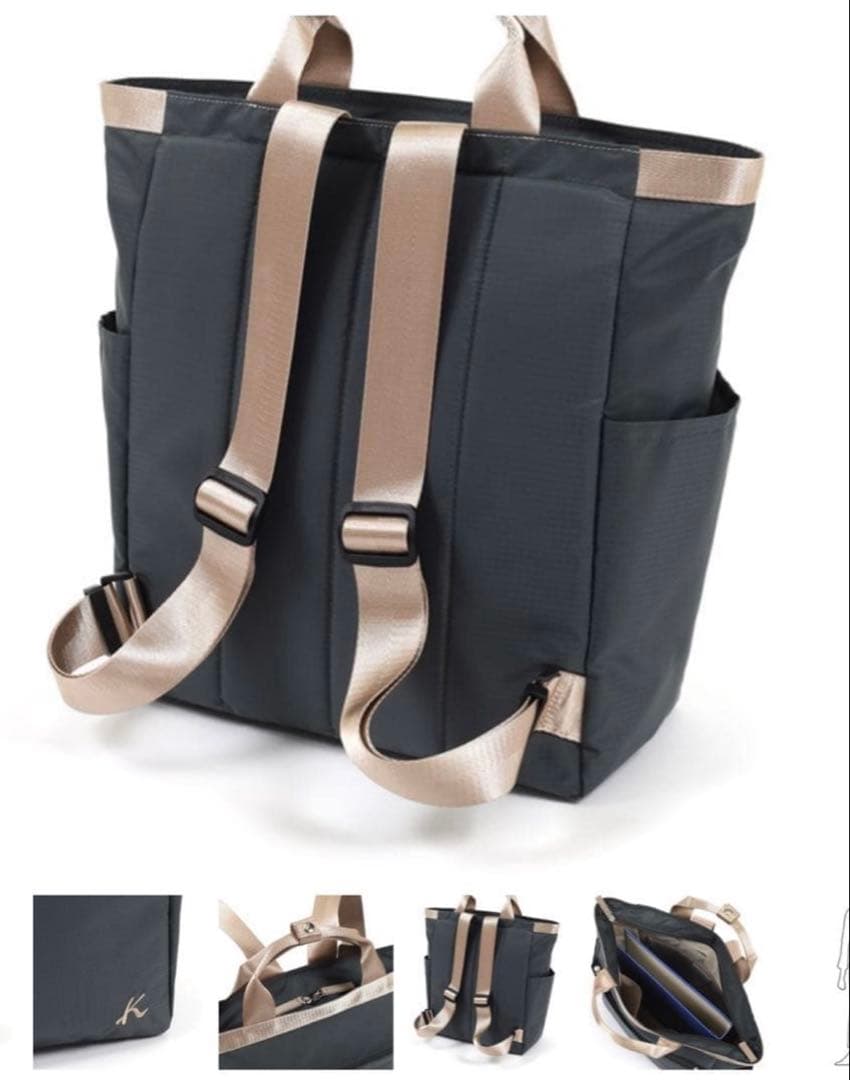 mu 新品Kitamura キタムラ バッグ リュックバックパック2way