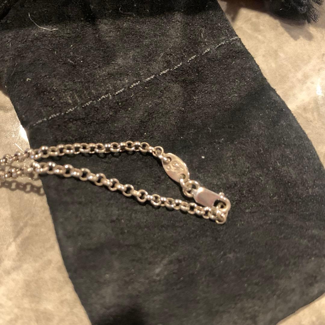 Chroe Hearts シルバーチェーンネックレス ポーチ・箱付き