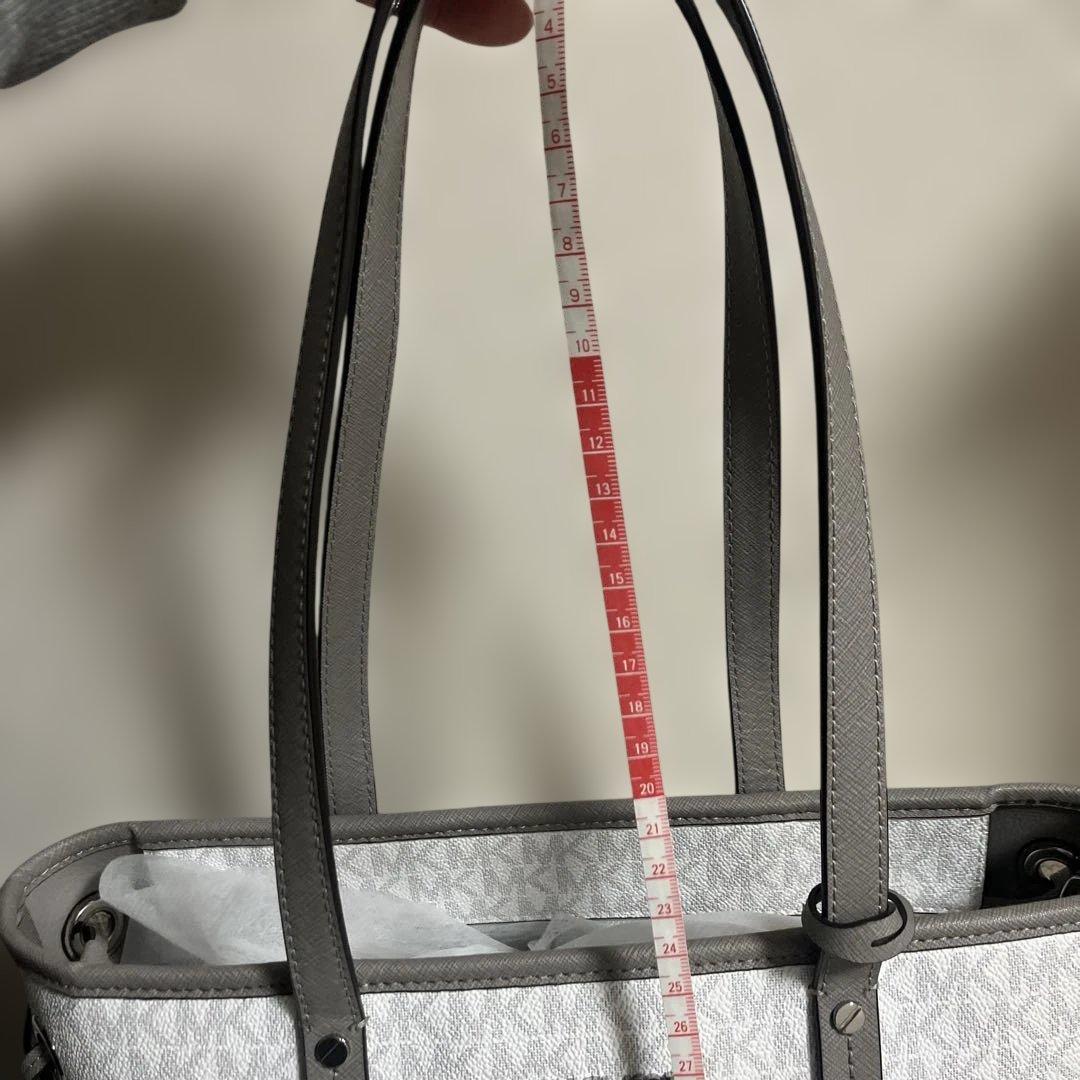 MICHAEL KORS トートバッグ ホワイト/グレー