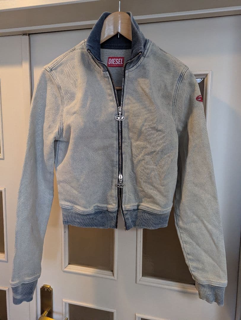 DIESEL 未使用美品 グレン期ダブルジップデニムジャケット
