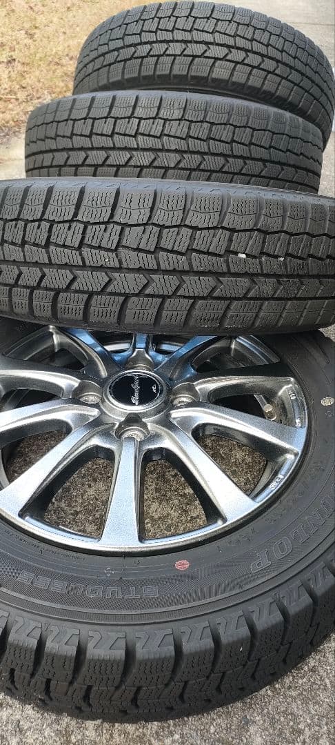 DUNLOP スタッドレスタイヤ 155/65R13 ホイール付き