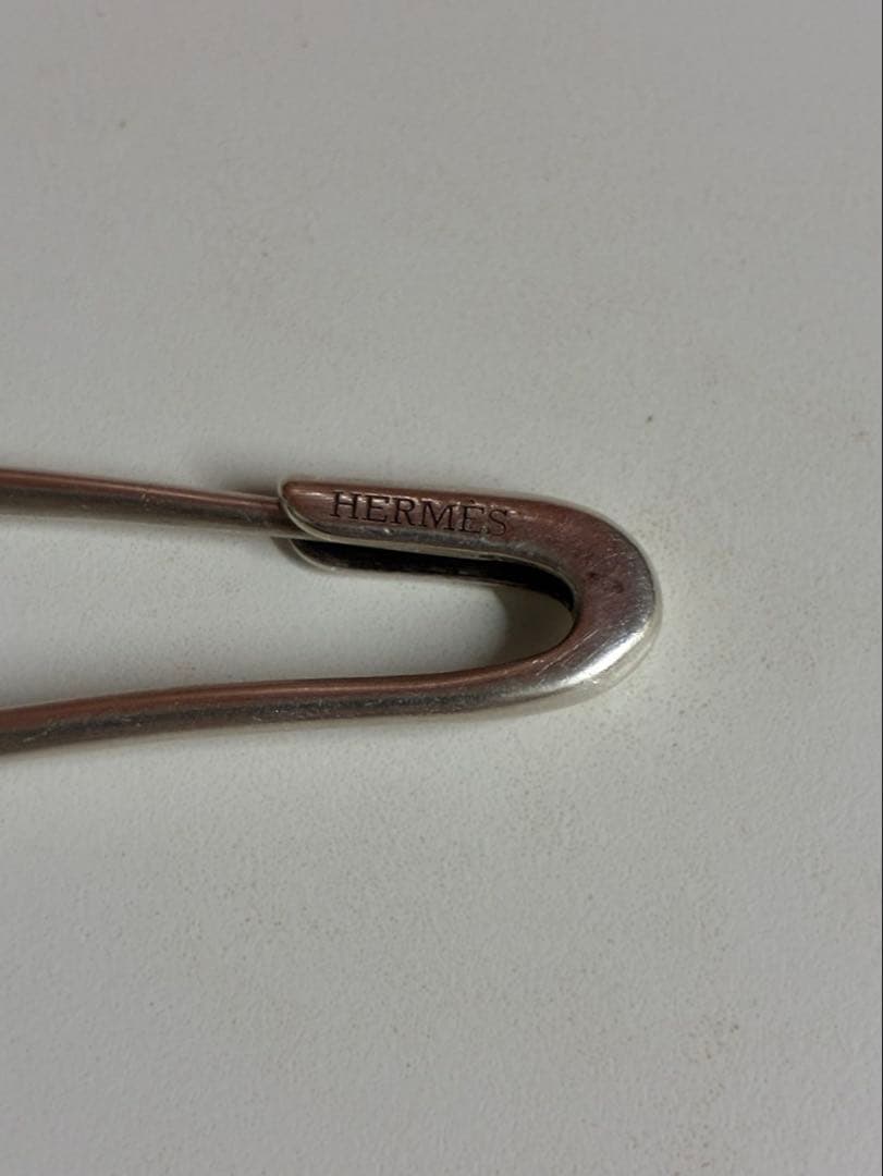 HERMES エルメス シェーヌダンクル パンク ブローチ 藤原ヒロシ 安全ピン