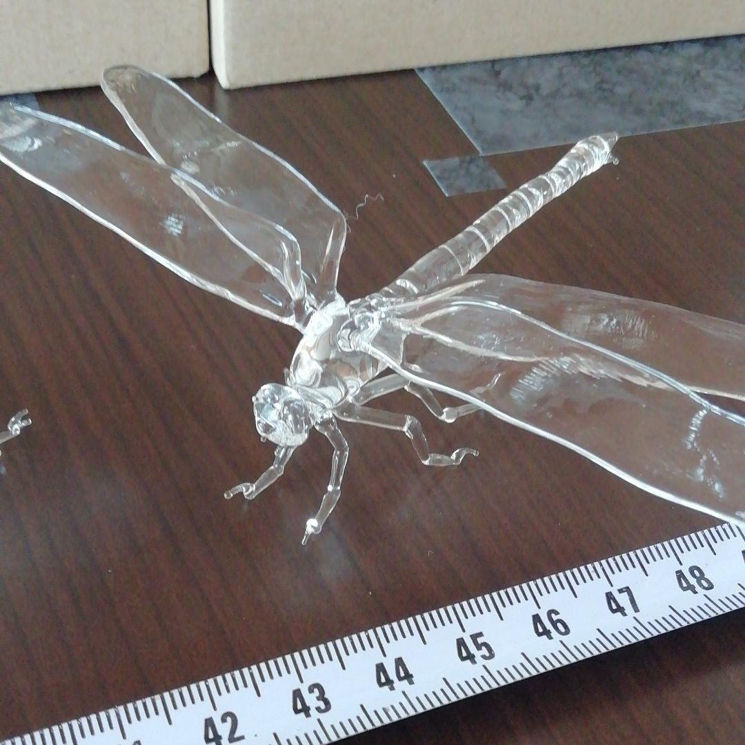 ガラスの昆虫（四点セット)ハンドメイド