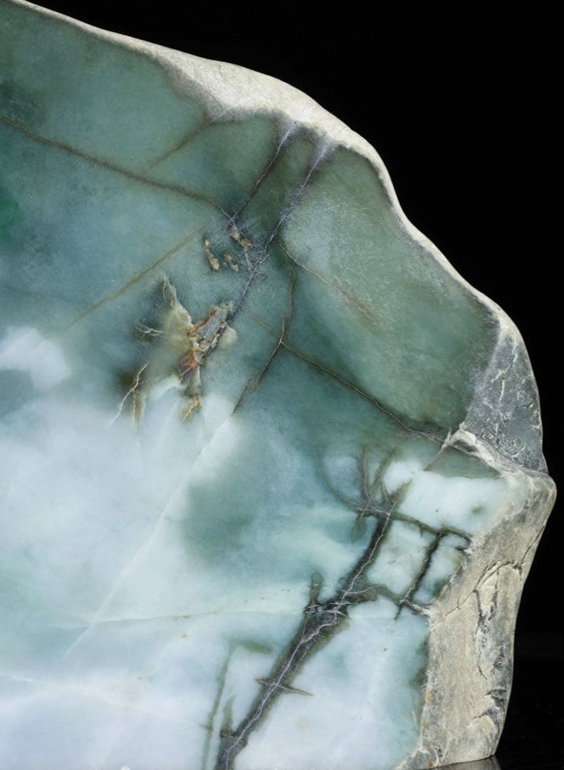 【希少・国産翡翠】糸魚川翡翠 本翡翠 ヒスイ 原石 大型8.8kg 天然石 水石