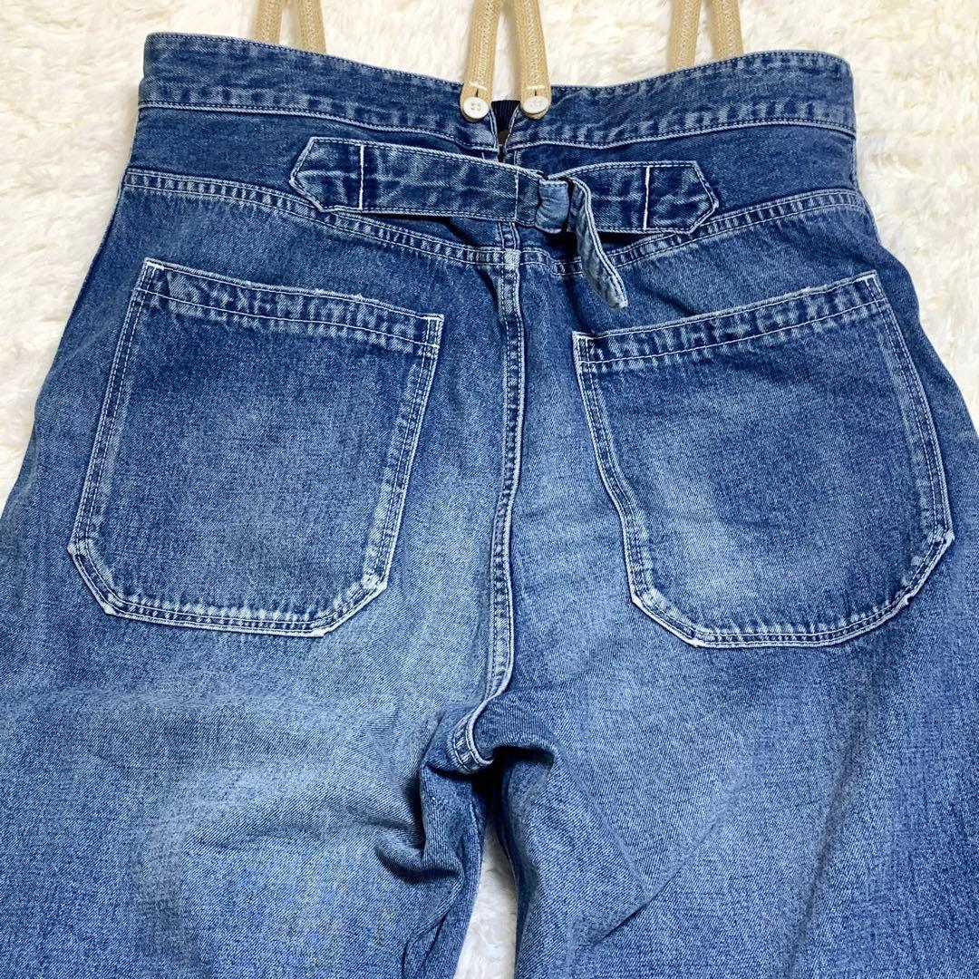 RNA☆ R3827 フレンチワークサスペンダーパンツ M
