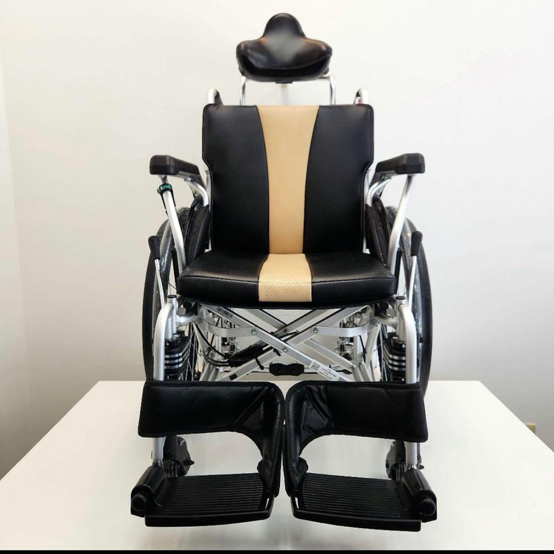 MIKI 車椅子　セルフリクライニング　シータス1 スポークカバー　手動