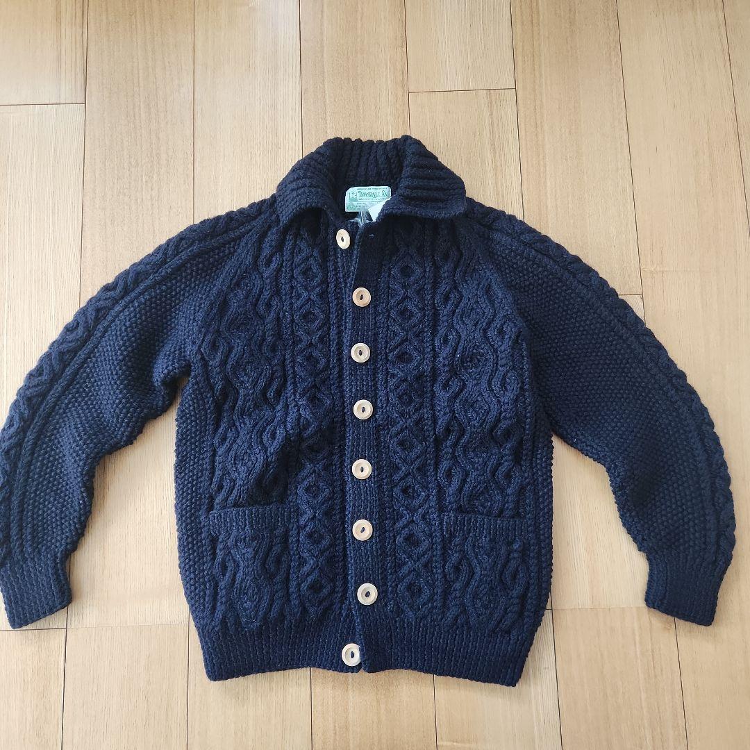 Inverallan ネイビー カーディガン 42