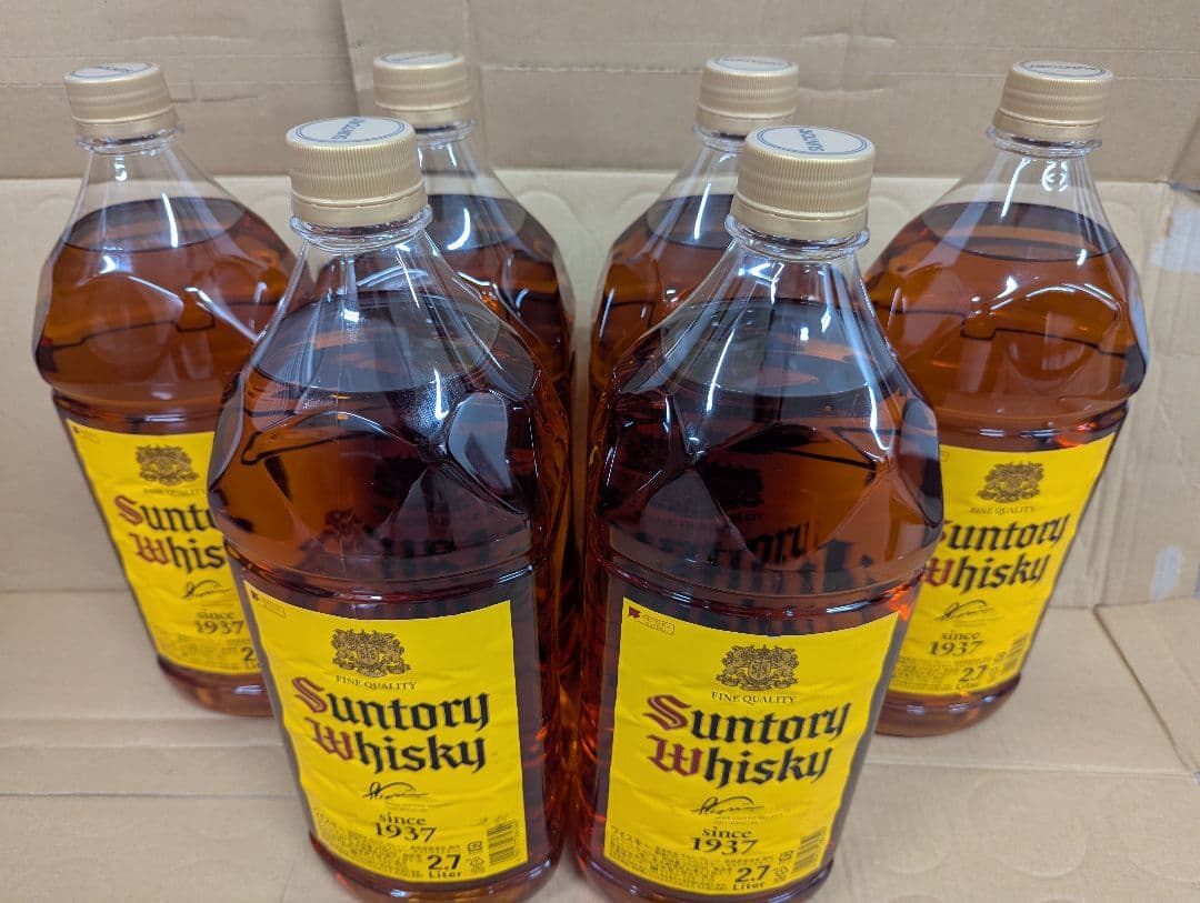 サントリー 角瓶 ウイスキー 2.7L 6本