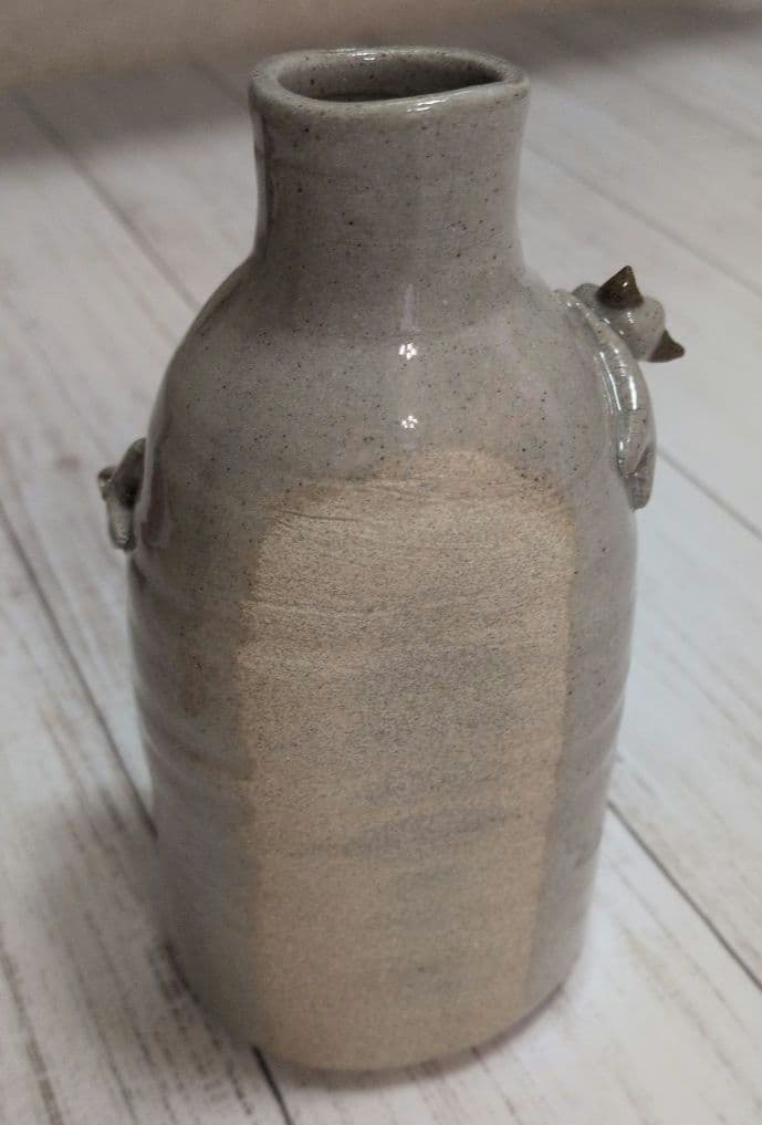 陶器置物　インテリア置物　花挿　動物陶器　犬 うさぎ 猫