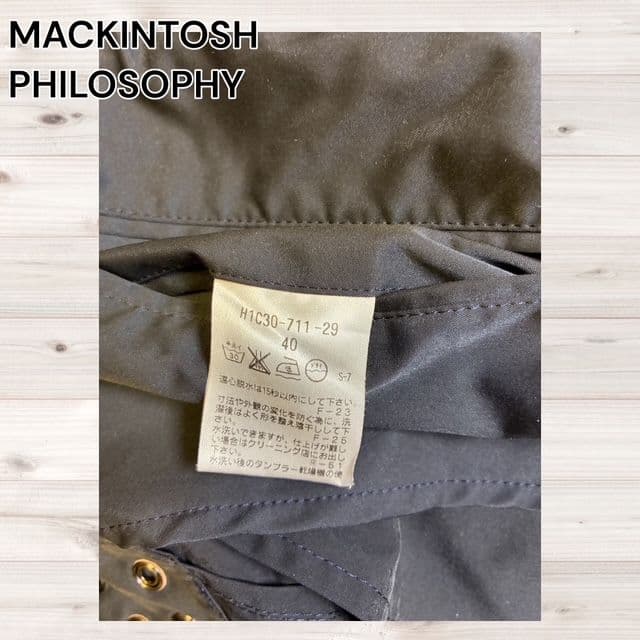 MACKINTOSH PHILOSOPHY ステンカラーコート サイズ40