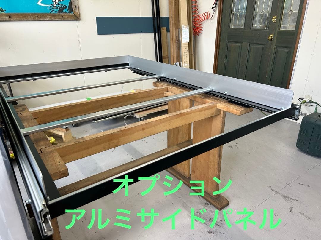 ハイエーススライドフロア　150板あり、フェルト無し、引手ポールあり送料込み