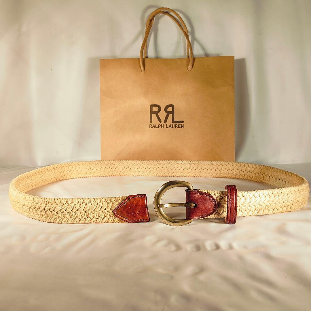 【極美品】RRL　RALPH LAUREN　高級ドレスベルト イタリア製 正規品