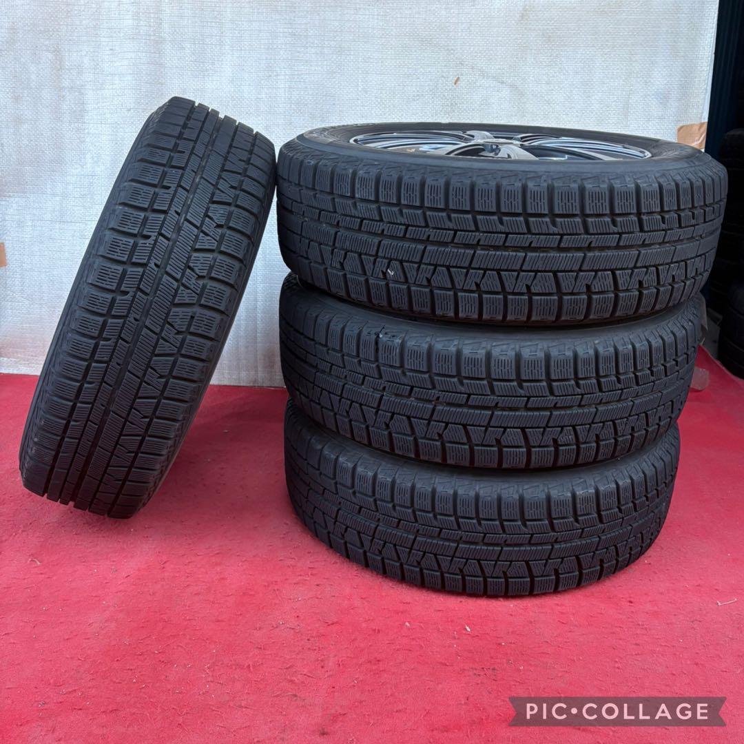 EX社外 15インチホイール 横浜スタッドレスタイヤ185/65R15４本セッ