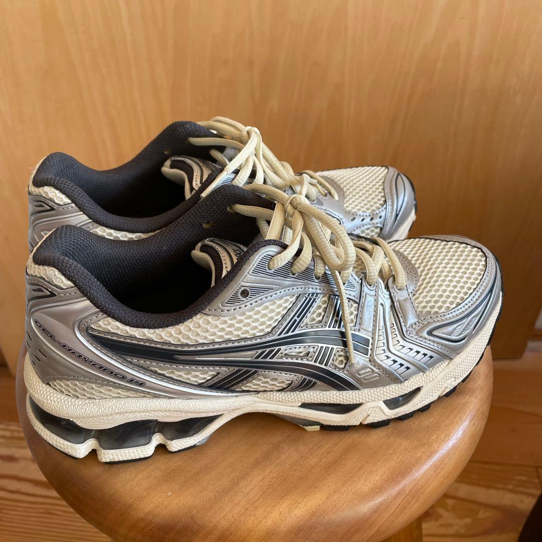 アシックス ゲルカヤノ14 オイスター　25 gel Kayano