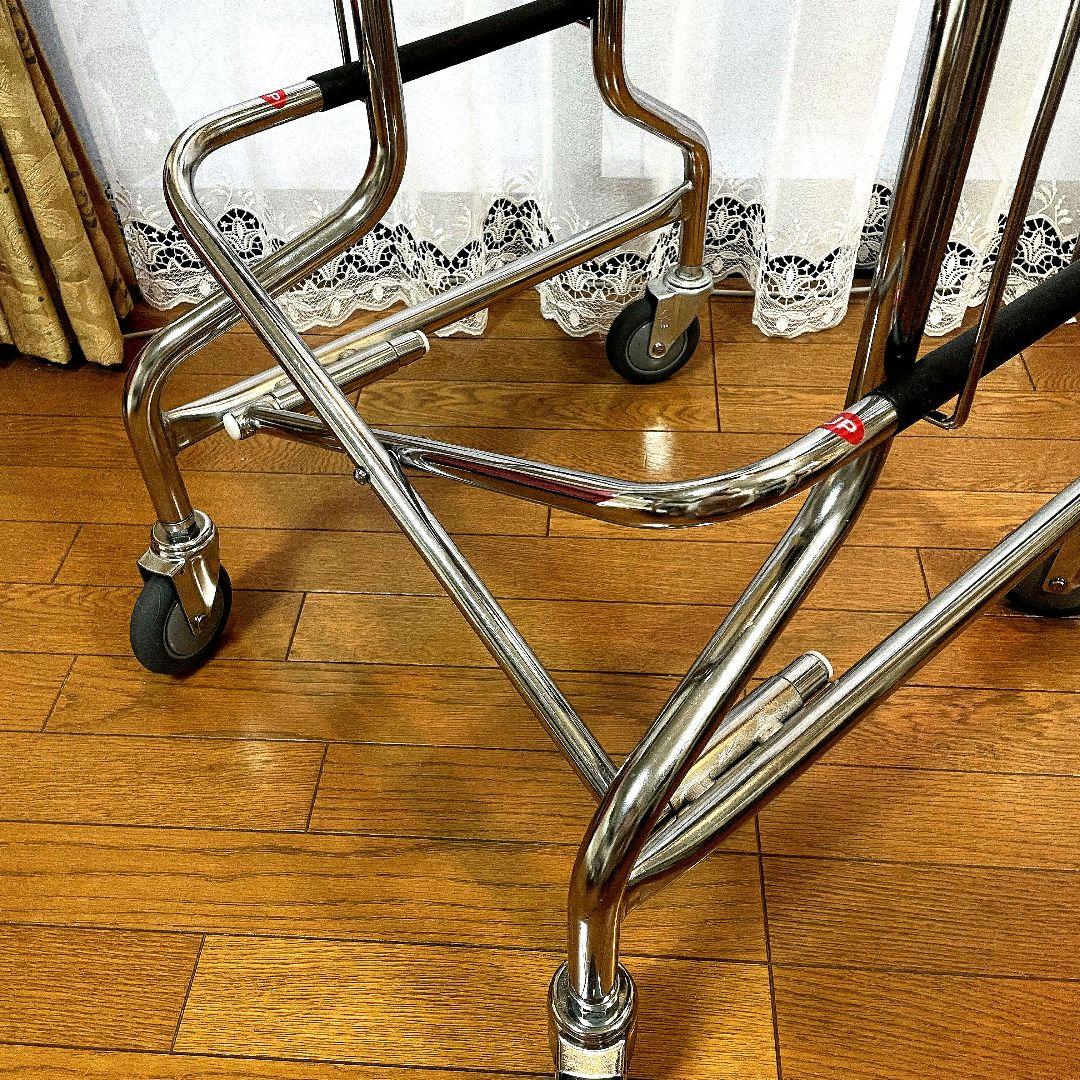 ♿ (医療介護の現場で活躍)リハビリ 高さ調節 折りたたみ 室内用 歩行器