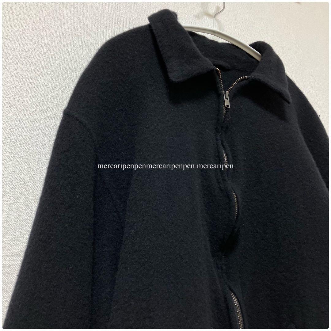 comoli コモリ　縮絨ウール ジップショートジャケット 25AW