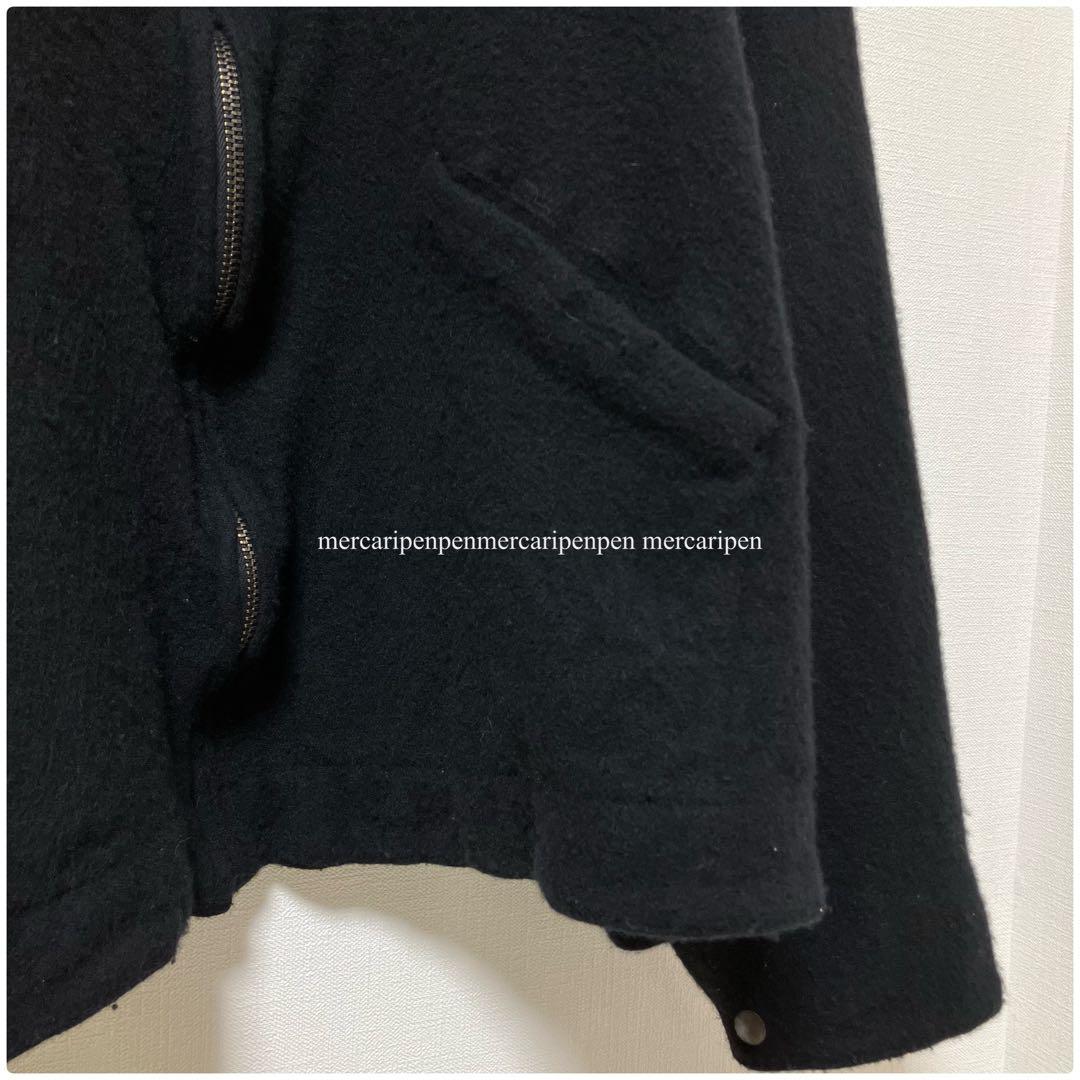 comoli コモリ　縮絨ウール ジップショートジャケット 25AW