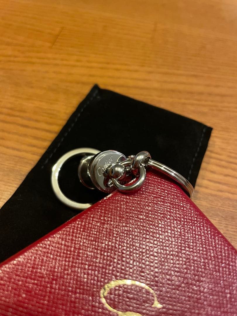 【新品未使用】Cartier シルバー キーホルダー