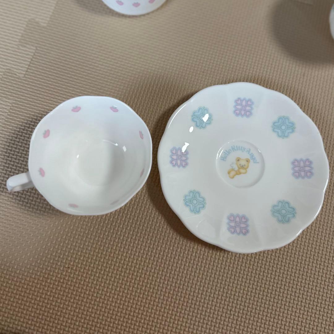 ハローキティ エンジェル 皿 8点セット NIKKO サンリオ 箱シール付き