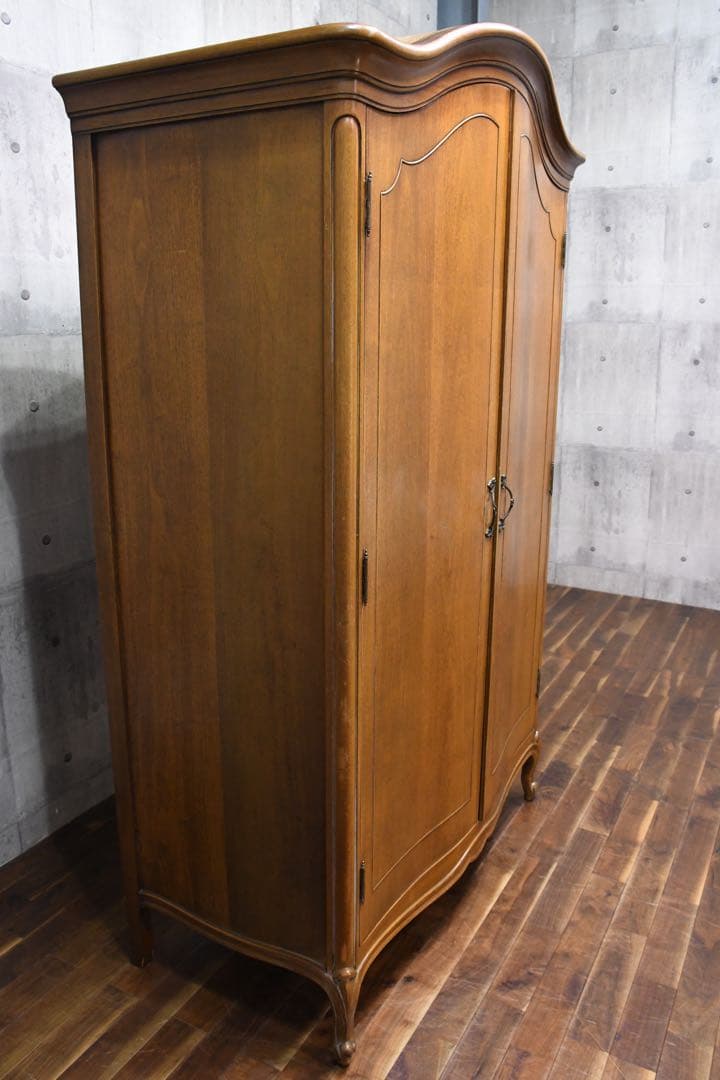 EDK68 ドレクセル ツーレイン ワードローブ マホガニー材 洋服タンス