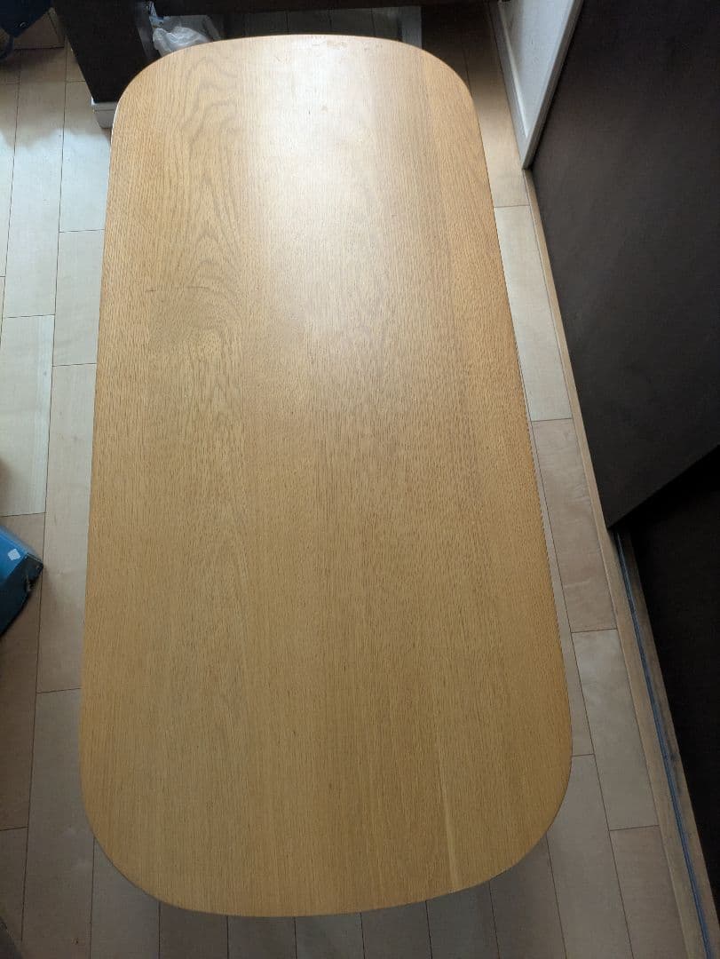 ナチュラルウッド 長方形テーブル 120cm×55cm ベルメゾン
