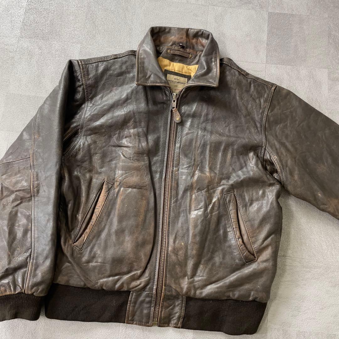 Vintage Leather Riders Jacket M 本革