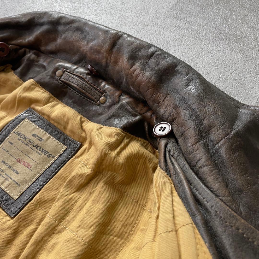 Vintage Leather Riders Jacket M 本革