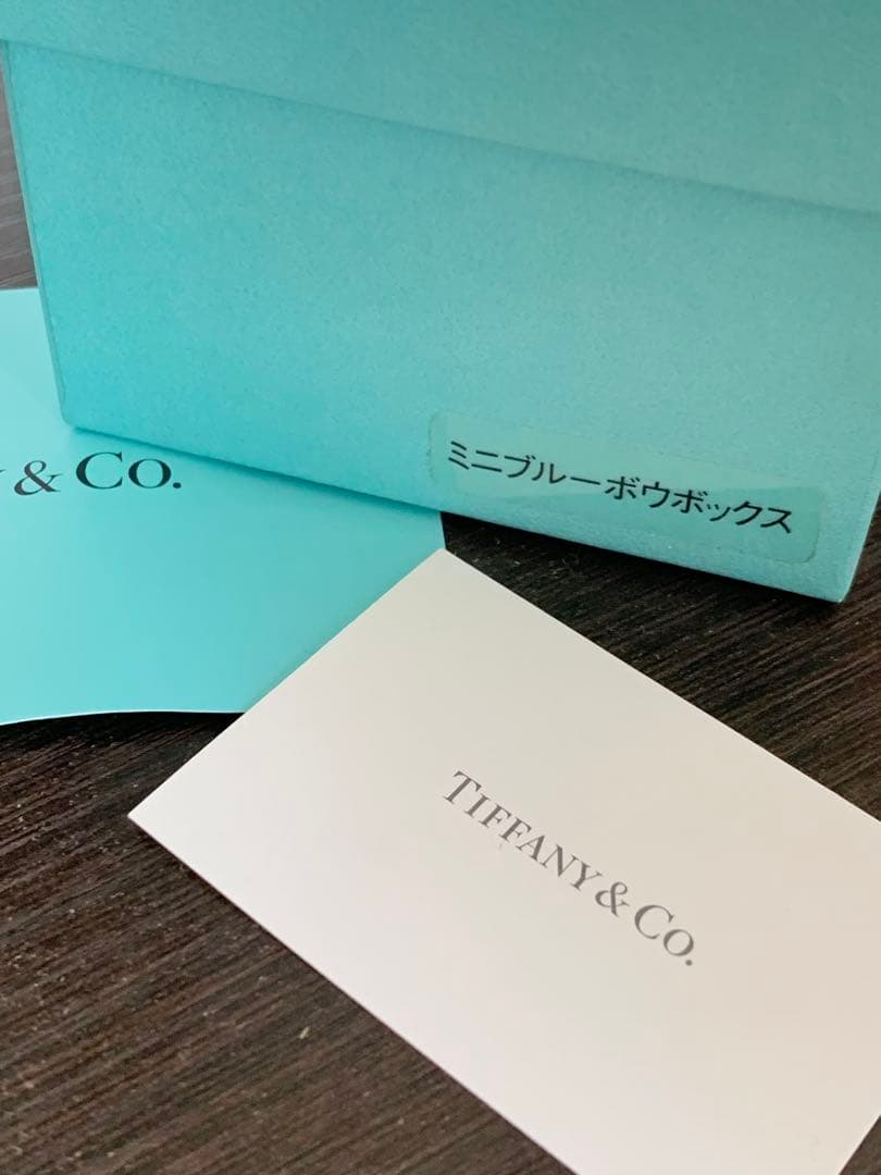 Tiffany & Co. ミニブルーボウボックス　アクセサリーケース
