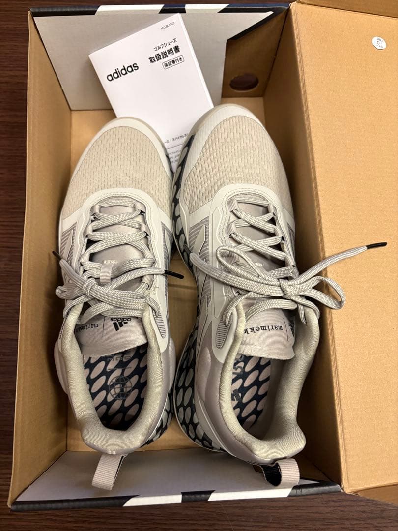 adidas ゴルフシューズ グレー　マリメッココラボ