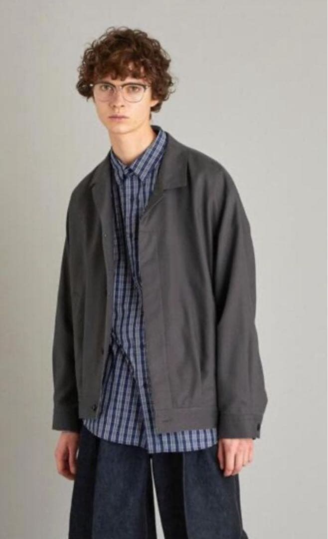 Steven Alan TWILL DARUMA CAMP COLLARブルゾン