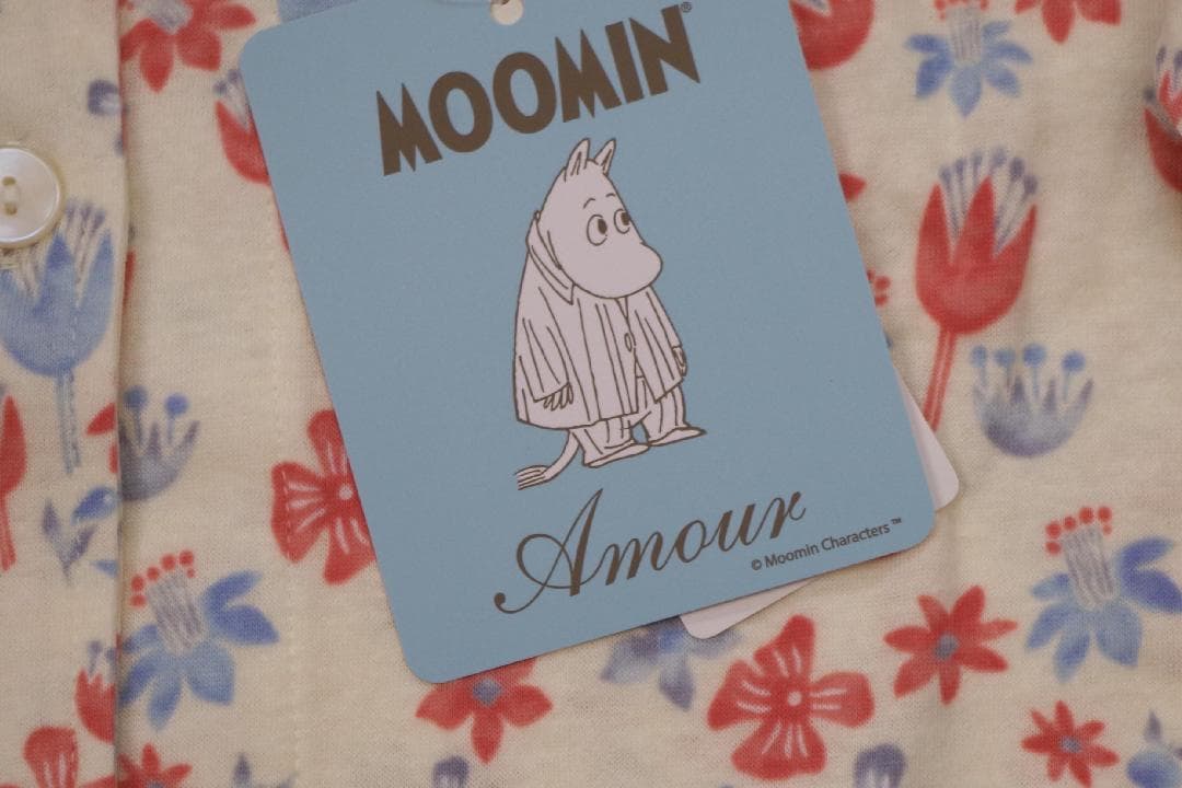 【新品】ムーミンMOOMIN/アムール　秋冬物パジャマ（M)　全柄・前開き