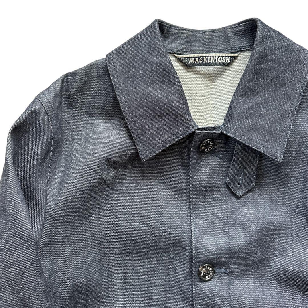 【極美品】MACKINTOSHダンケルトデニムステンカラーコート