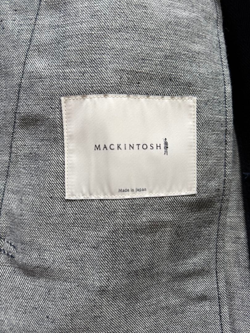 【極美品】MACKINTOSHダンケルトデニムステンカラーコート
