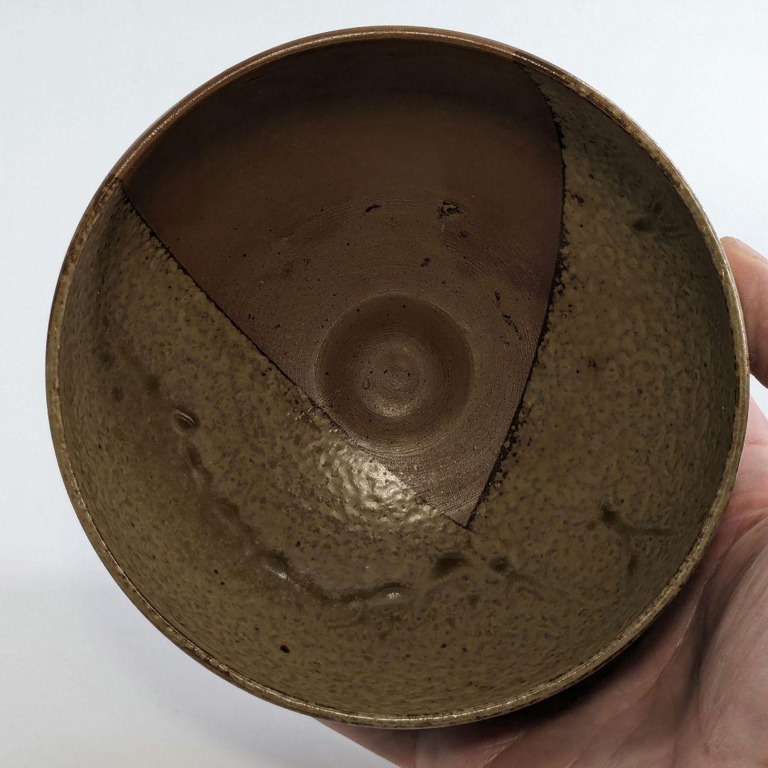 人間国宝 山本陶秀（楽友銘） 備前焼 茶盌 共箱合布栞 抹茶碗 抹茶茶碗 茶道具