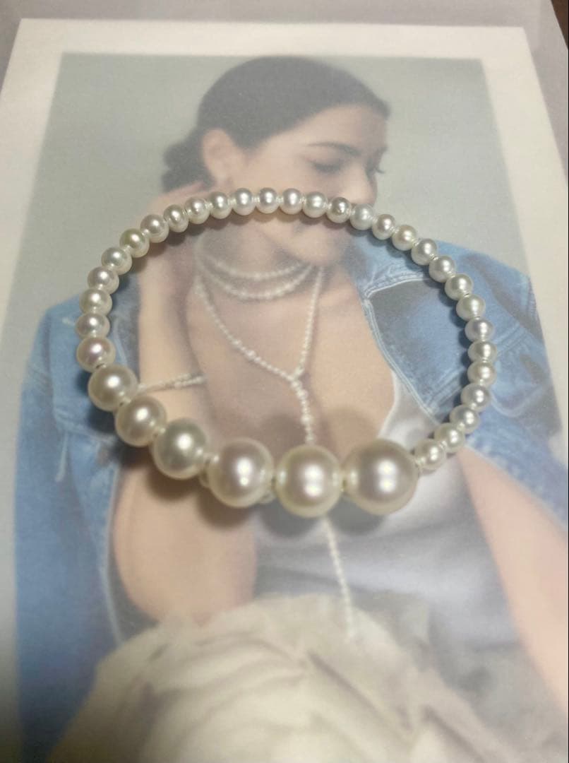 Pearlish Spiral Braceletパーリッシュパールバングル