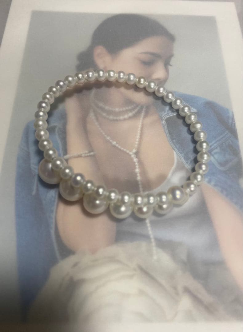 Pearlish Spiral Braceletパーリッシュパールバングル
