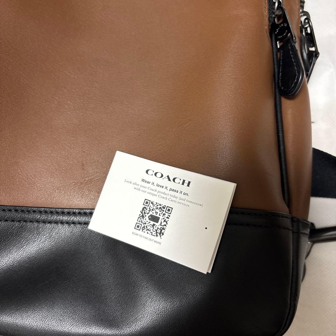 COACH メンズ　ボディバック　茶色 匿名配送