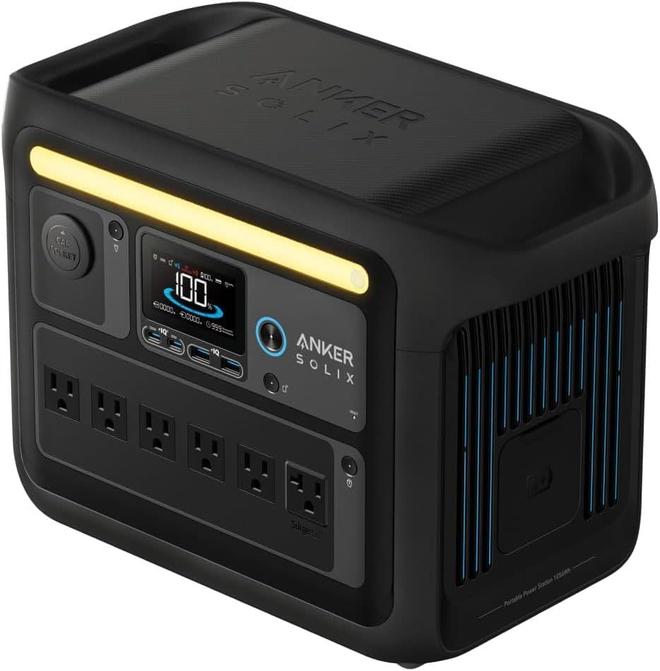 【新品】アンカー ポータブル電源 Anker Solix C1000 ブラック