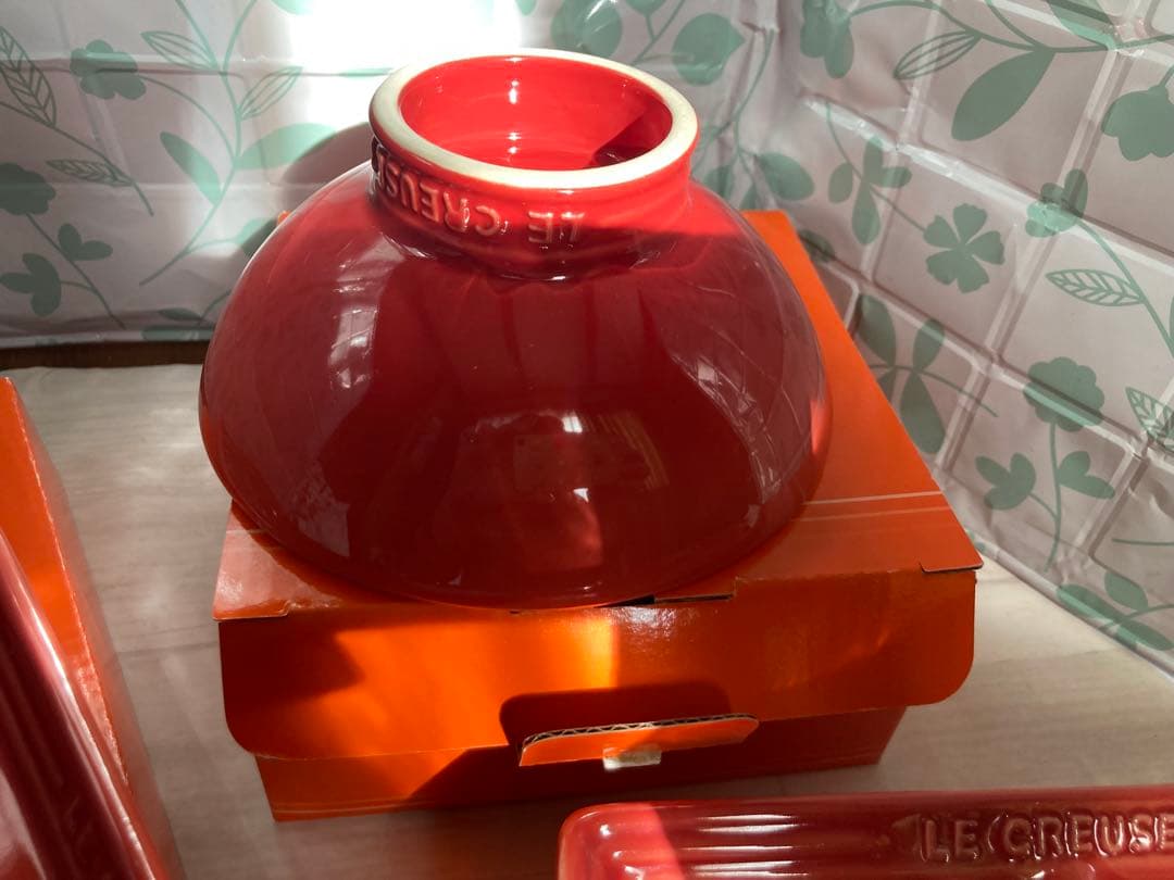 新品未使用　LE CREUSET ルクルーゼ　ジャポネスク　茶碗　魚プレート